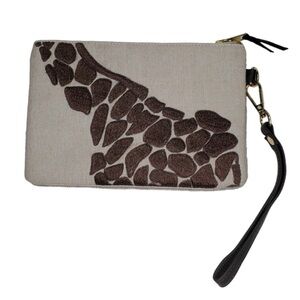 Chico beaded embroidered graffiti wristlet NWOT